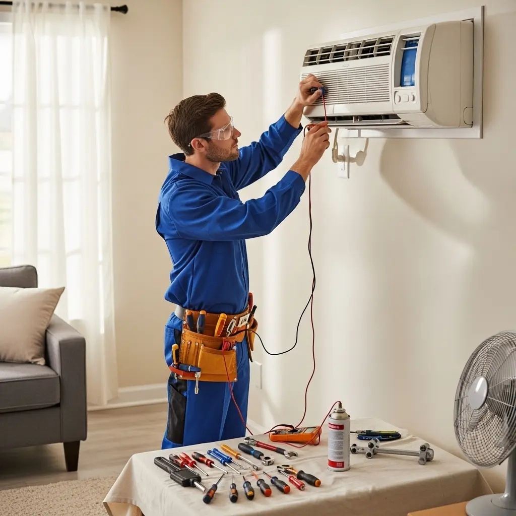 Ahmetli Grundig Grundig klima gaz dolumu ve bakım – Enerji verimliliği artırıldı. - Teknik servis örneği